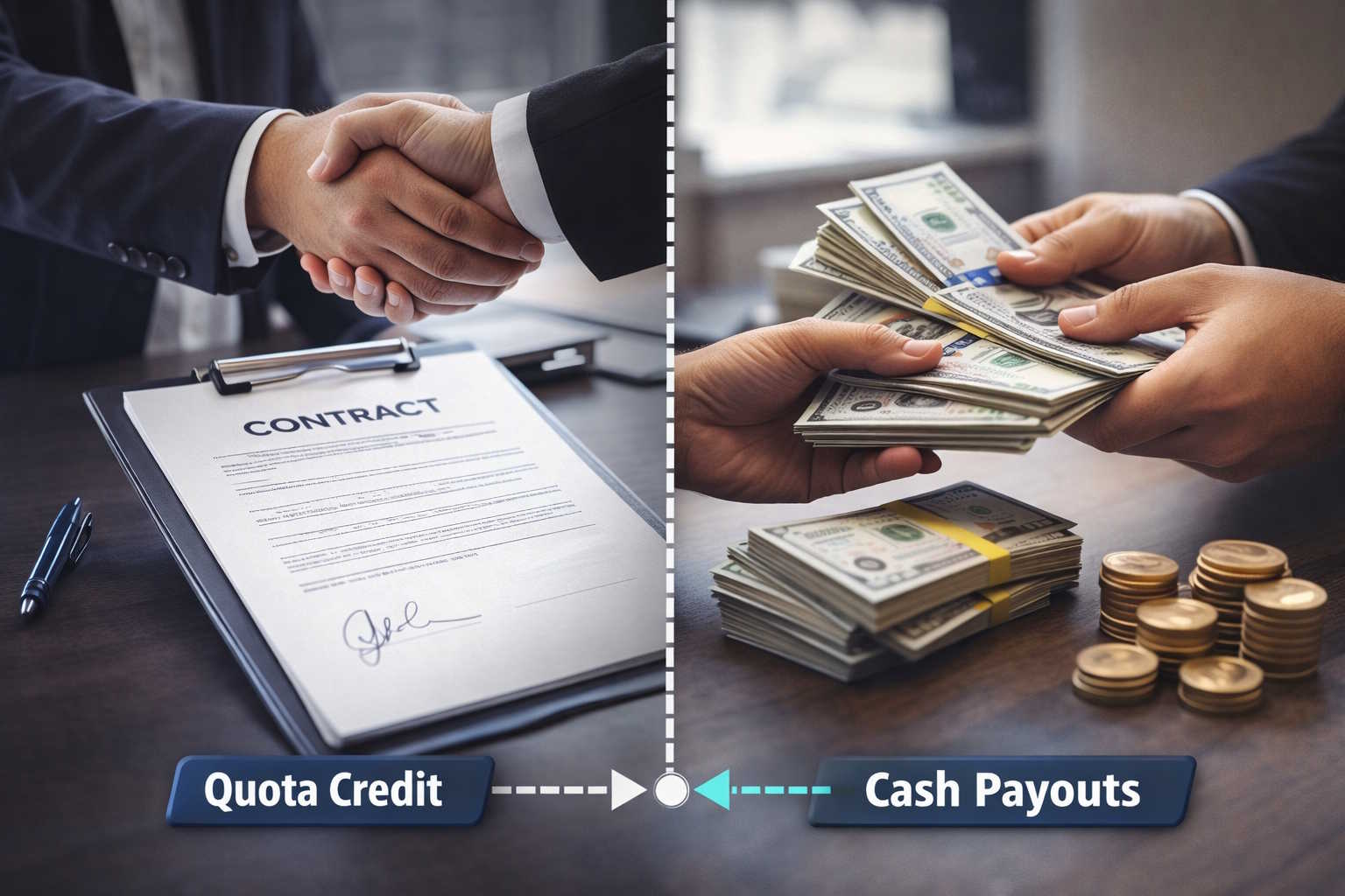 How to Structure Sales Comp: Split Quota Credit from Payouts
